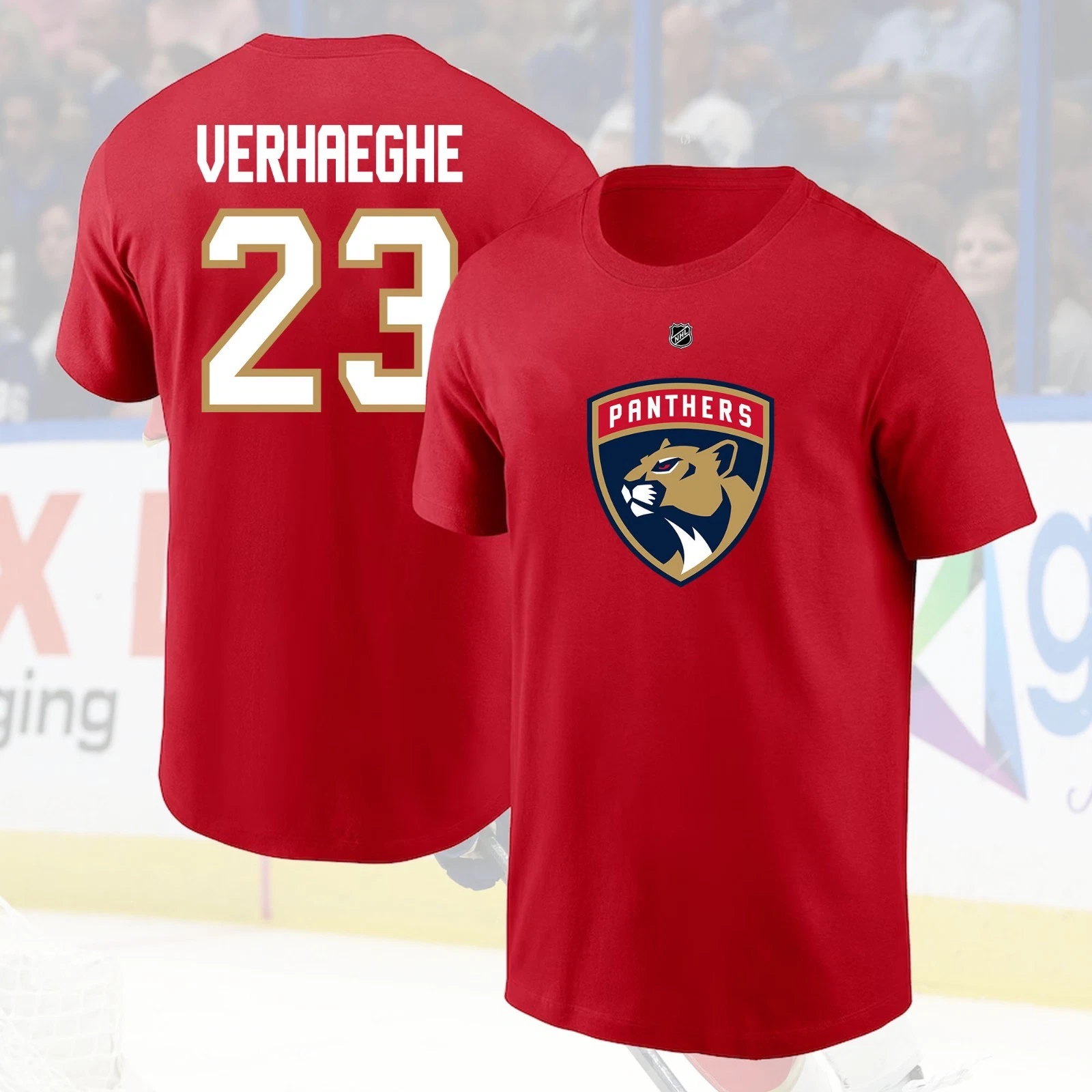 Carter Verhaeghe #23 Florida Panthers 2025 Double Sided T-Shirt Fan Gift