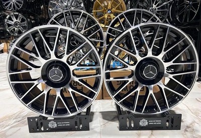 (4) 19 Inch Mercedes Wheels S C E Class Staggered 19x8.5/9.5 offset 40/455x112