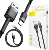 6953156278202 Kabel USB-A / USB-C Baseus Cafule CATKLF-BG1 100Cm 3A QC 3.0 Czarn