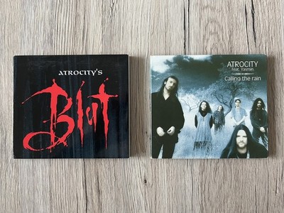 ***2 ATROCITY 1st PRESS CDs: BLUT DIGIPACK CD / CALLING THE RAIN DIGIPACK CD***