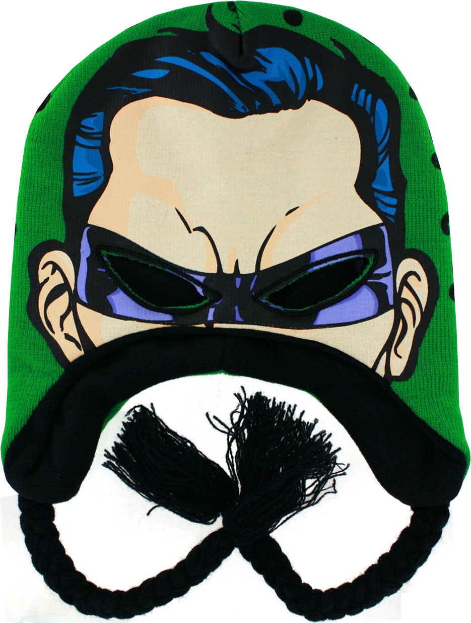 Перуанская вязаная шапочка с маской загадочника