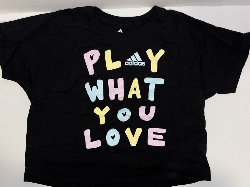 Girls Adidas Shirt Size M 10/12 Loosefit 