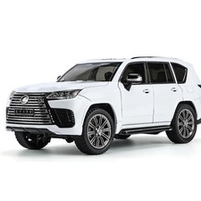 1:24 LEXUS LX600 SUV Alloy Diecast Car Model Sound Light Gift Toy Vehicle NEW
