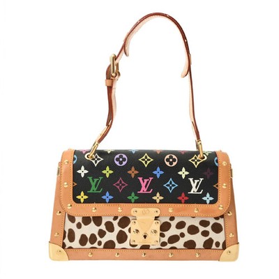 Louis Vuitton Noir M92825 Monogram Harako Shoulder Bag r0_1224