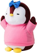 Lil Bow Pudgy Penguins Plush Buddy Pink Shirt Cute Soft Cuddly Toy Lil Bow Pudgy Penguins Plush Buddy Pink Shirt Cute Soft Cuddly Toy