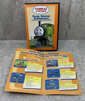 Thomas the Tank and Friends Races Rescues & Runaways DVD Percy Cover Rare OOP