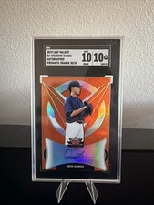2019 Leaf Valiant - Deivi Garcia #BA-DG1 Prismatic Orange /35 (RC) SGC 10, AU 10