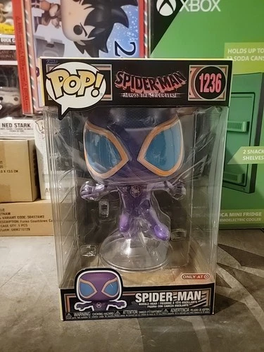 EXCLUSIVE POP! JUMBO SPIDER-MAN #1236 (MILES MORALES) (BLACK LIGHT)
