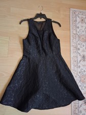 ASTR the Label Black V-Neck Mesh Waist Fit black
