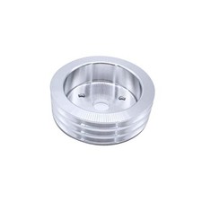 1 PC  Crankshaft Pulley Billet Aluminum 3 Groove Short Water Pump Pulley