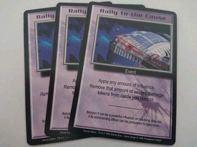 Babylon 5 CCG - Deluxe Edition - 3x Rally to the Cause