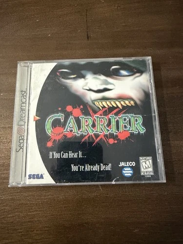 Carrier (Sega Dreamcast, 2000) CIB Tested Cracked Case