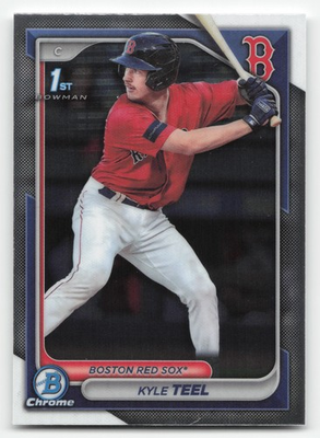 #ad 2024 Bowman 1st #BCP 48 Kyle Teel Chrome Prospects $1.99