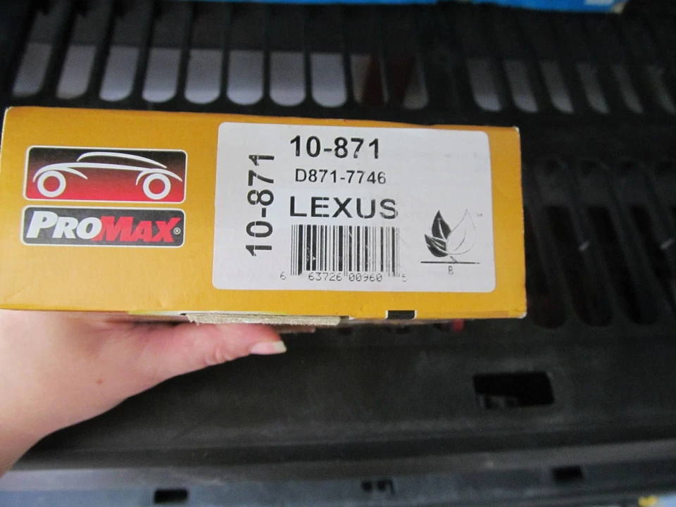 Pastillas de freno de disco ProMax LEXUS 10-871 D871-7746 NUEVAS Foto 2 de 2