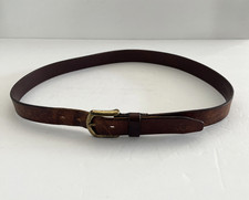 Timberland Brown Italian Genuine Leather Belt Made in USA Men's Size 36