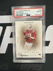 2011 Panini Prime Signatures Football Tom Brady Prime Proof Blue /49 PSA 8