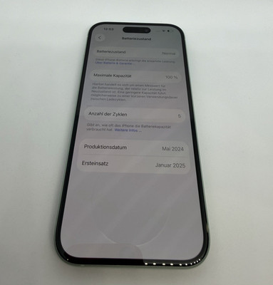 Apple iPhone 15 - 128GB - Grün 19% MWST Wie Neu!
