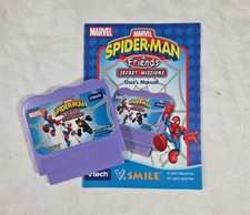 Vtech VSmile Spider-Man And Friends Secret Mission Game Cartridge Only