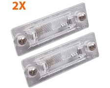 2x Portalampada Targa Lampadina per VW Transporter T5 Golf MK5 Caddy MK3