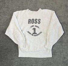 VTG 80s Champion Reverse Weave Sweatshirt Gray Men s Medium ROSS 1 Crewneck