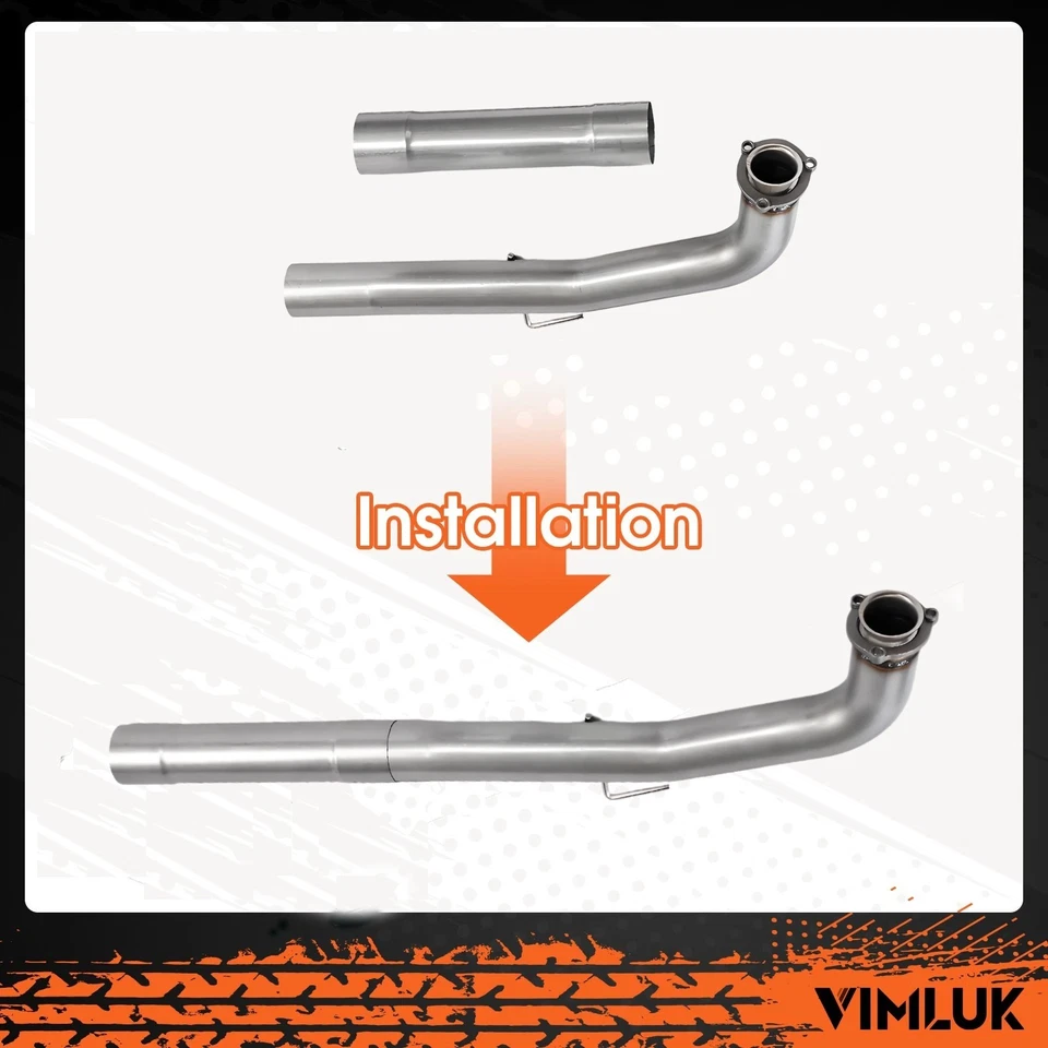 2015-2016 GMC&Chevrolet 2500/3500 HD 6.6L Duramax Diesel 4in Exhaust Pipe Foto 2 de 4