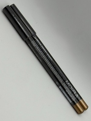 MOIRA * LOT of 2 * Eye Exposure Pencils (EYELINER) - 008 METALLIC GOLD - NEW