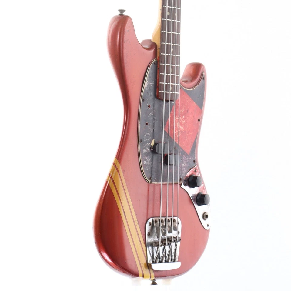 Fender USA Fender 1973 Mustang Bass Competition Red [342307] - Image 2 of 4