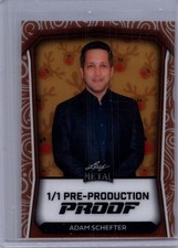 Adam Schefter 2024 Leaf 1/1 Pre Production Proof