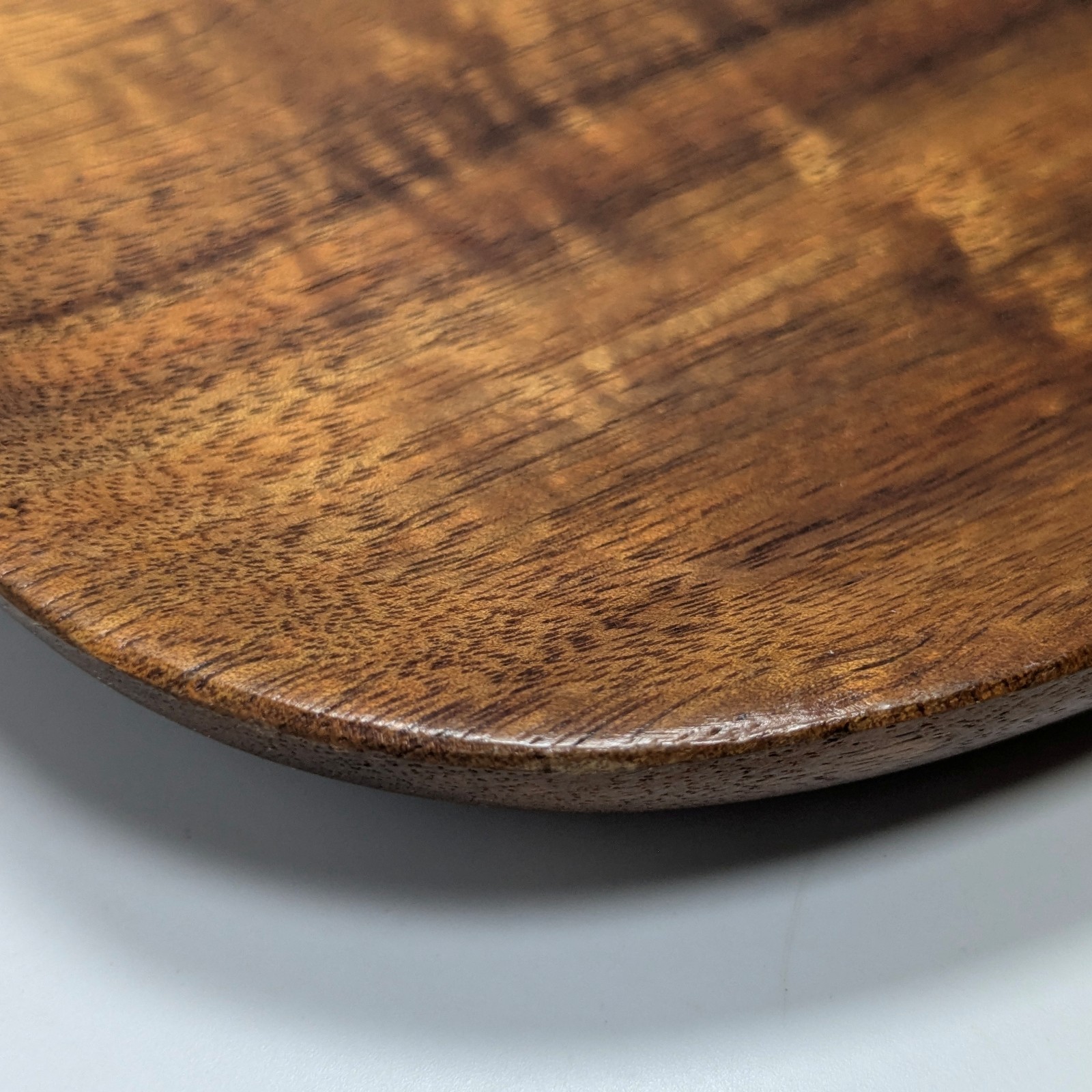 Blair Hawaii Koa Wood Square Tray 11.75 inch Curly Koa Wood Vintage Tray