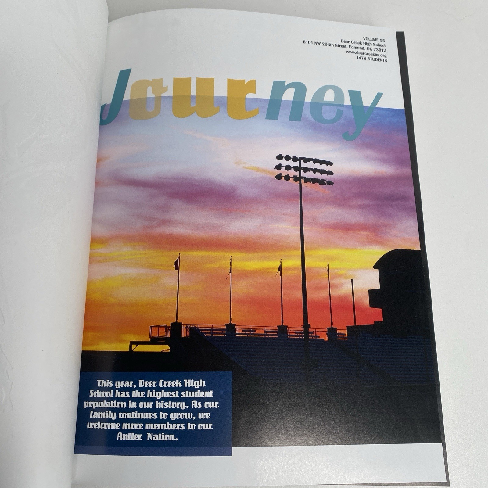 2016 Deer Creek High School Yearbook Edmond Oklahoma Antlers Clean No Writing