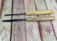 2 Pfeil Swiss-Made Wood Carving Gouge Chisel 11 and 13 1 1/4 1 3/8