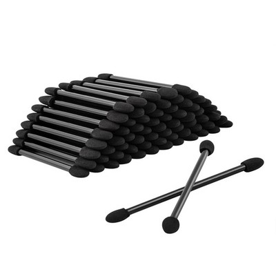 Ponpon 200Pcs Eyeshadow Applicators Dual Sides Eye Sponge Applicators Disposa...