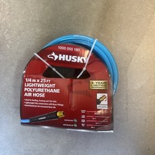NEW!! HUSKY 1/4 in. x 25 ft. Poly Air Hose 1000 055 180 Light Weight