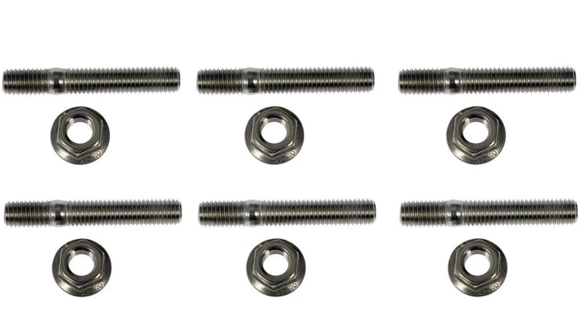 Dorman 03133HP Exhaust Flange Stud Kit - M10-1.5 x 62mm Stainless Steel photo 2