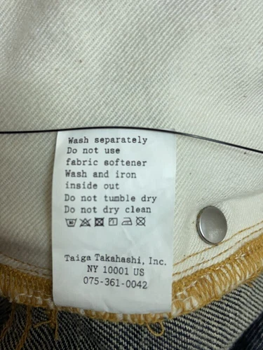 Taiga Takahashi Others T.T Lot.704 Denim Shorts c.1920s Bottoms 36 Cotton Used - Picture 6 of 6