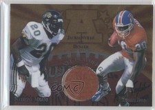 1997 Collector's Edge Masters Gameball Natrone Means Terrell Davis #5 HOF 0v1