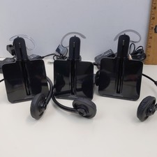 Plantronics CS540 Wireless Headset System w Base Charging Dock Lot of 3 OEM