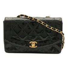 Chanel Diana Matelasse Shoulder Bag Women Black One Size