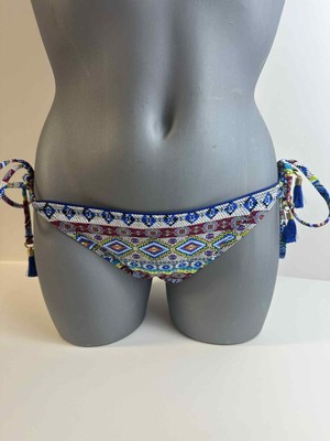 La Blanca Women's  String Tie Side Hipster Multi Swimsuit Bottom 4