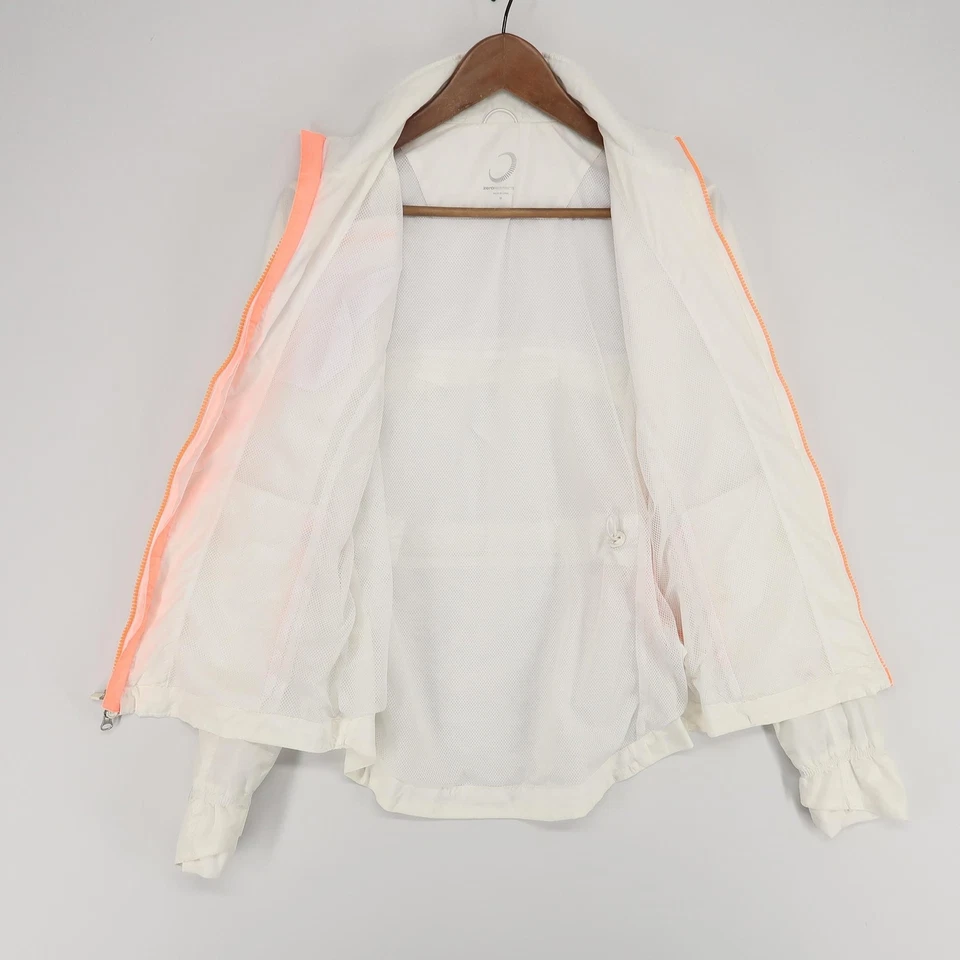 Chaqueta cortavientos mediana Zero Restriction para mujer cremallera completa nailon golf al aire libre Foto 3 de 4