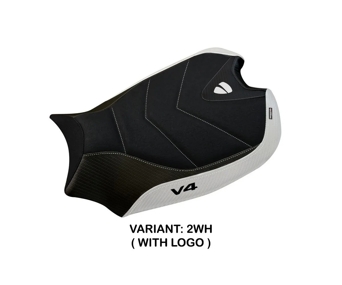 Seat saddle cover Wanaka 1 Ultragrip White TPZ DUCATI PANIGALE V4 2018 2026 U7