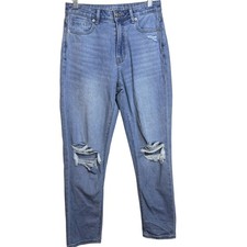 American eagle mom jean distressed high waist women's size regular 4