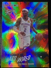 2025 Topps NBA Hoops Hard Wired Shai Gilgeous-Alexander HW-1 Insert Thunder