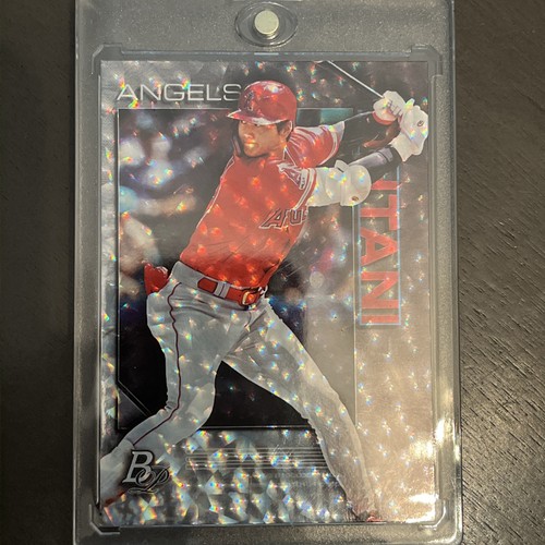 2020 Shohei Ohtani Bowman Platinum Cracked Ice Silver Parallel LA Angels