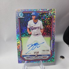 Seong-Jun Kim 2026 Bowman Chrome Speckle Refractor 1st Bowman Autograph /299