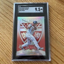 2018 Panini Crusade Rafael Devers Holo Prizm Rookie RC #10 SGC 9.5 Mint Red Sox