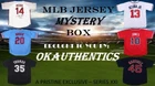 OKAUTHENTICS MLB JERSEY ????Box  One Signed Certified Jersey
