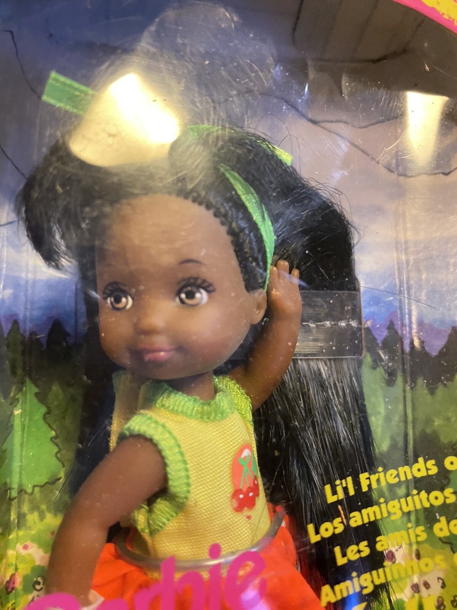 Vintage Barbie Rare Lil Friends of Kelly Baby Sister Tamika 1998