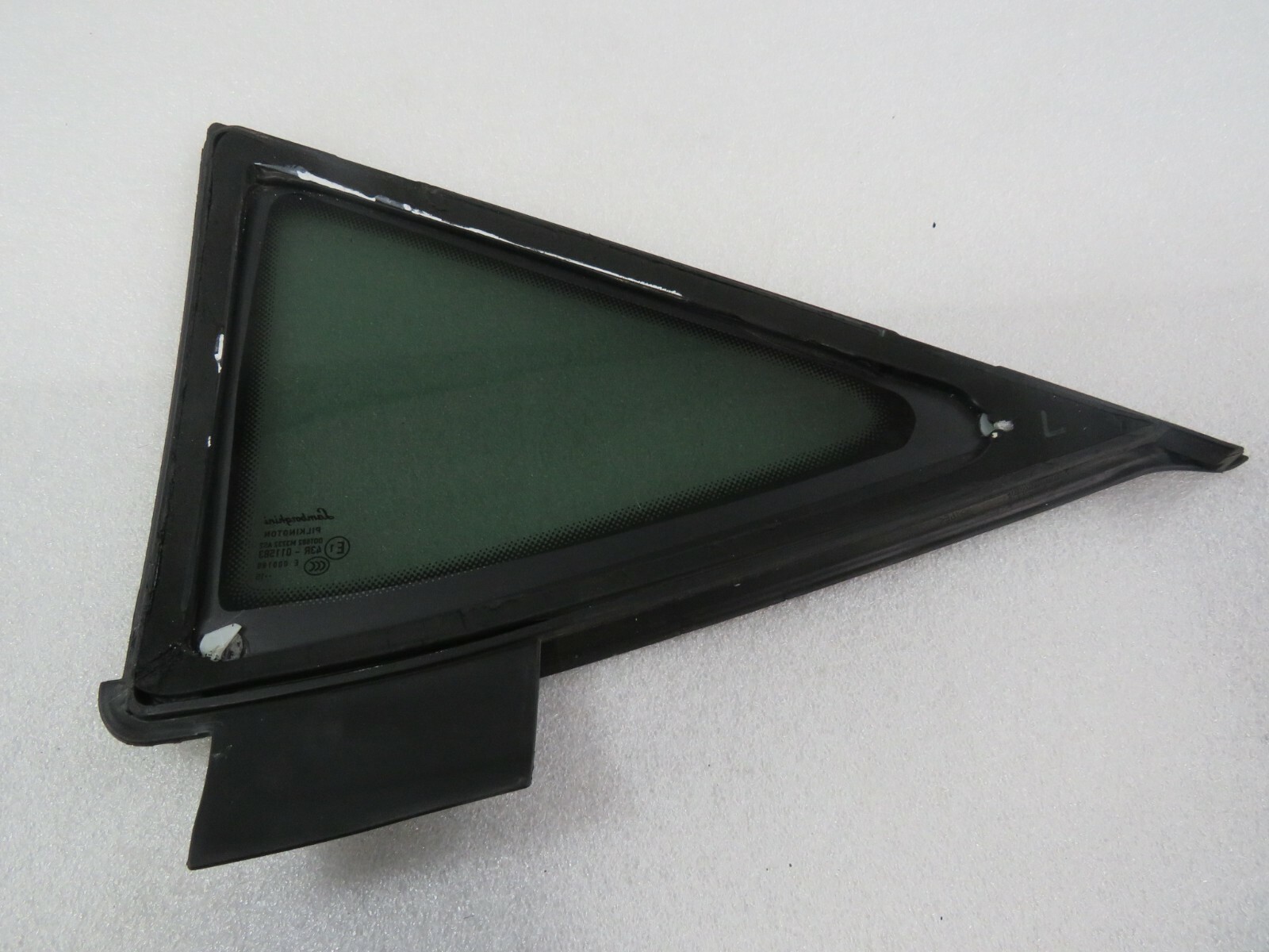 Lamborghini Huracan, LP580, LP610, LH, Front Door Vent Glass, Used, 4T0845115C
