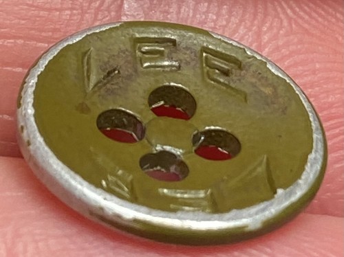 Rare LEE Patented 1924 Metal advertising work vintage antique button #8235B - Picture 2 of 5